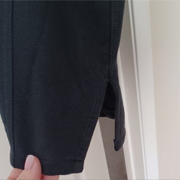 Anthropologie SUNDAYS Black V-Neck Mini T-Shirt Dress 2 NWT - Picture 7 of 8